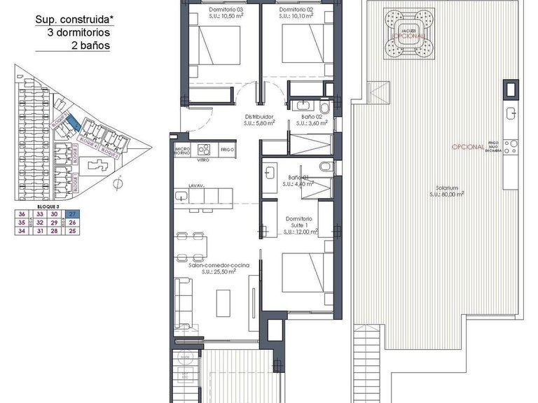 Penthouse for Sale in Los Alcazares, Murcia 35