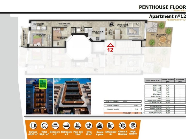 Penthouse for Sale in Torrevieja, Alicante 29