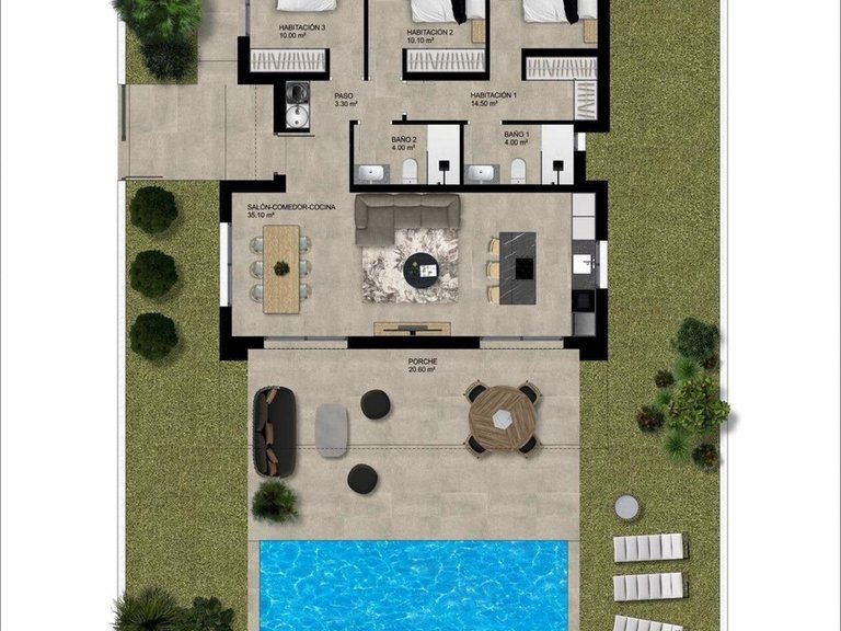 Villa for Sale in Hondon De Las Nieves, Alicante 14