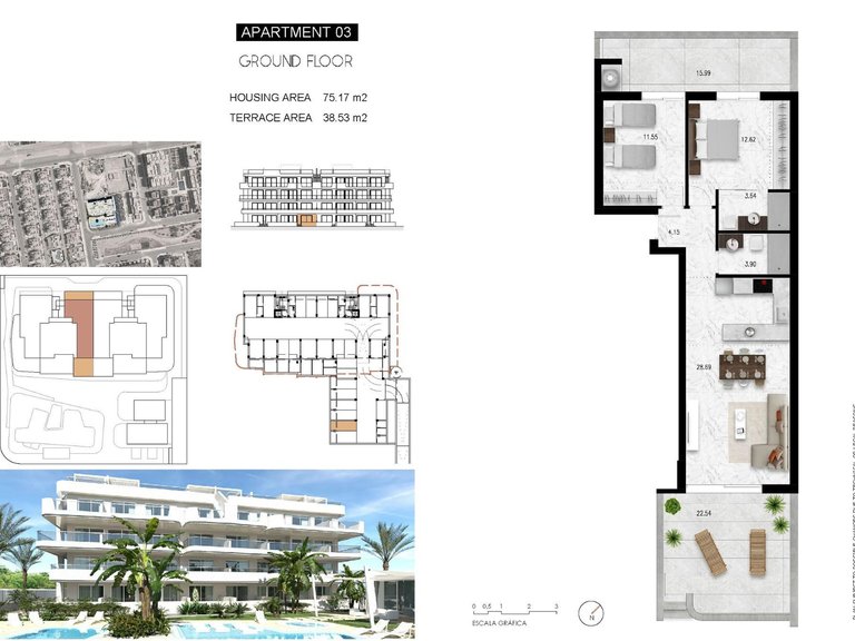 Apartment for Sale in Cabo Roig, Alicante 20