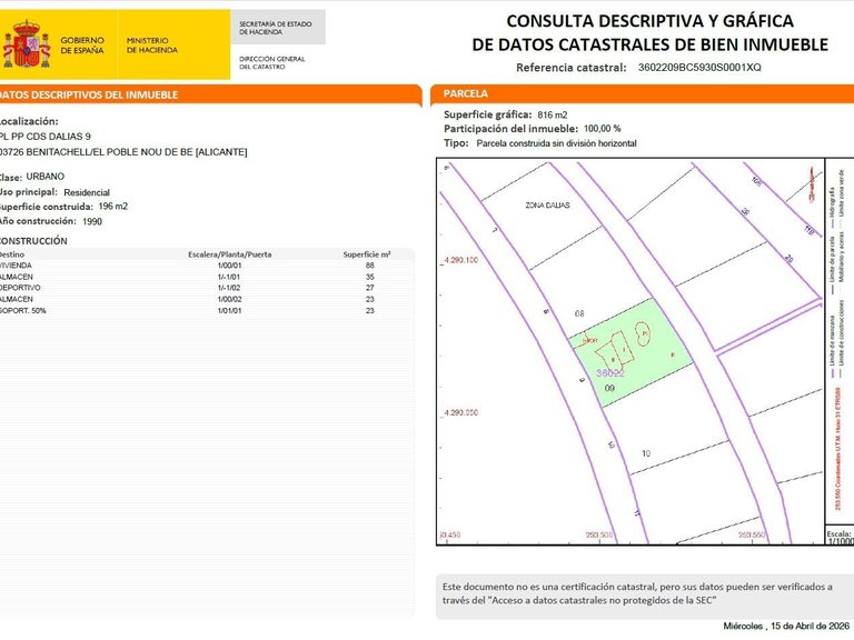 Villa for Sale in Benitachell, Alicante 14