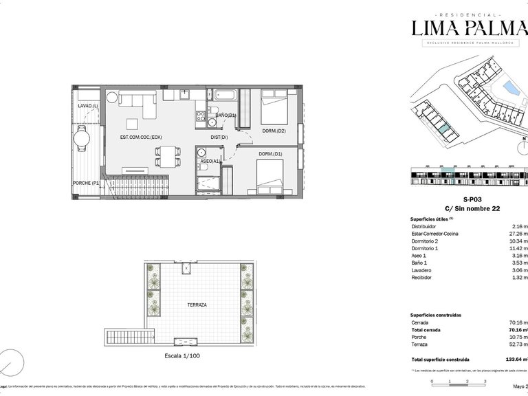 Penthouse for Sale in El Coll d´en Rabassa, Palma De Mallorca, Balearic Islands 2