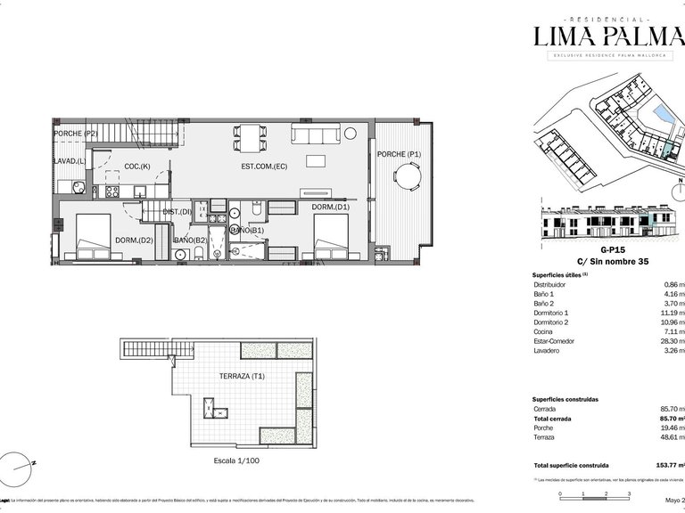 Penthouse for Sale in El Coll d´en Rabassa, Palma De Mallorca, Balearic Islands 2