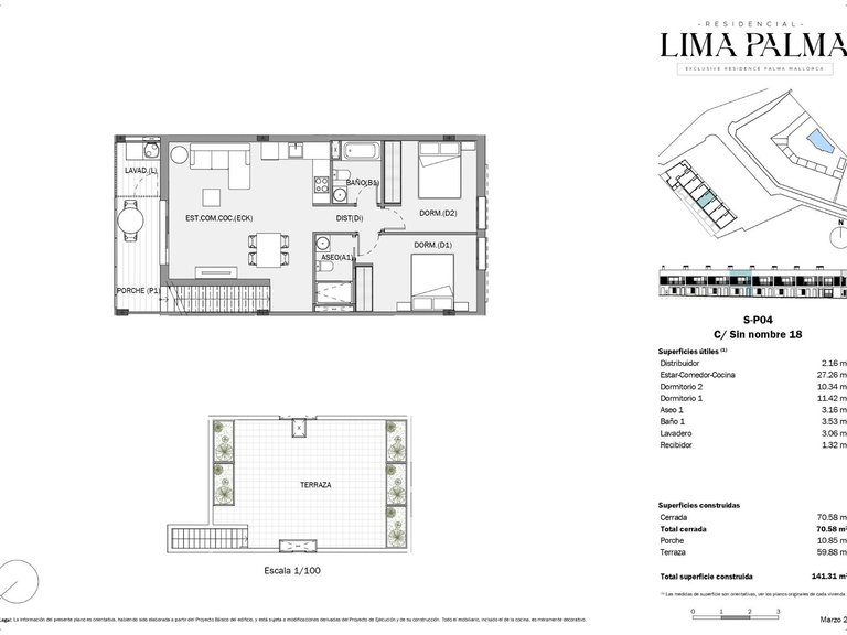 Penthouse for Sale in El Coll d´en Rabassa, Palma De Mallorca, Balearic Islands 2