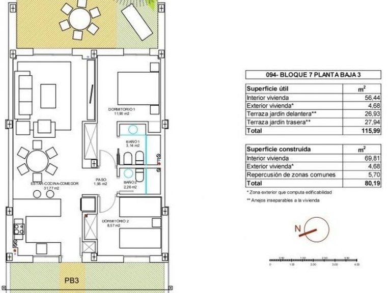 Apartment for Sale in Puerto Vera, Vera, Almeria 45