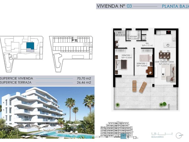 Apartment for Sale in Pueblo Latino, Pilar De La Horadada, Alicante 11