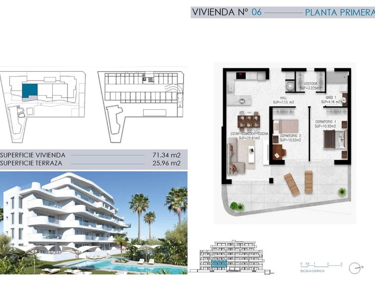 Apartment for Sale in Pueblo Latino, Pilar De La Horadada, Alicante 11