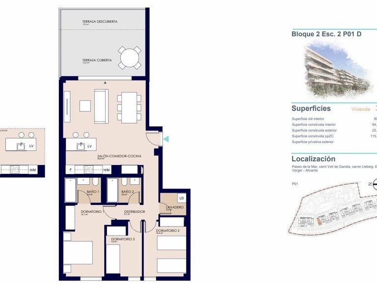 Apartment for Sale in Playa setla mirarrosa, El Verger, Alicante 9