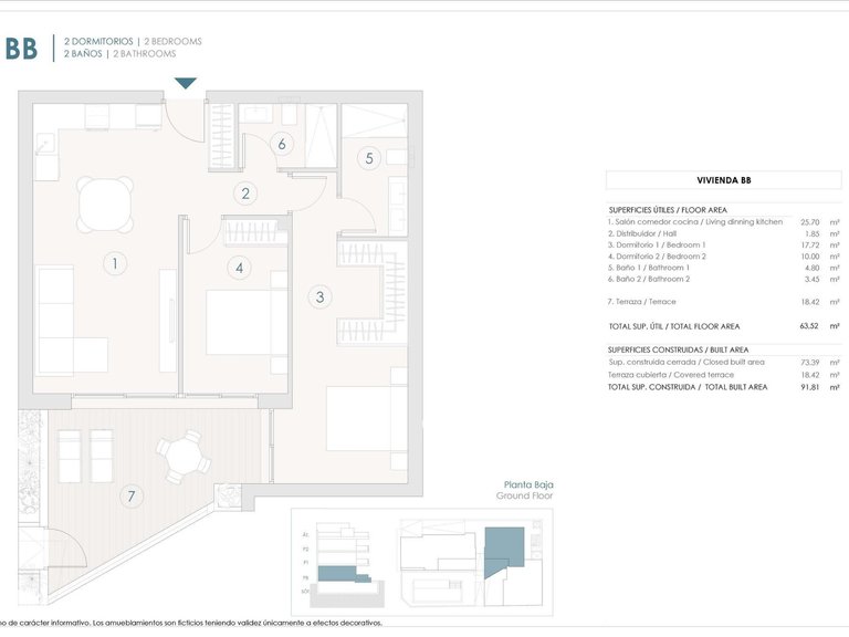 Apartment for Sale in Pueblo 4, Benijofar, Alicante 6