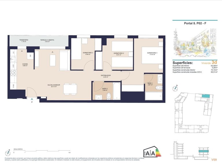 Apartment for Sale in Pau II, Alicante, Alicante 10