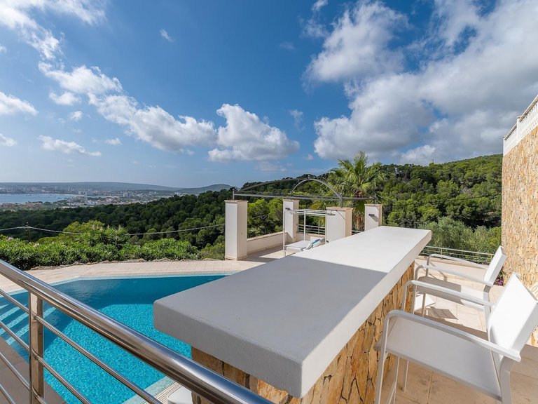 Exclusive luxury villa with panoramic sea views in Costa d'en Blanes , Calvià, Baleares 4