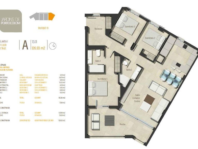 New build apartments at Residencial Jardins de Portocolom , Felanitx, Baleares 18