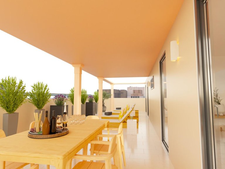 Exclusive penthouse with panoramic rooftop in Palma, luxury living with views of sea, city & mountains , Palma de Mallorca, Baleares 1