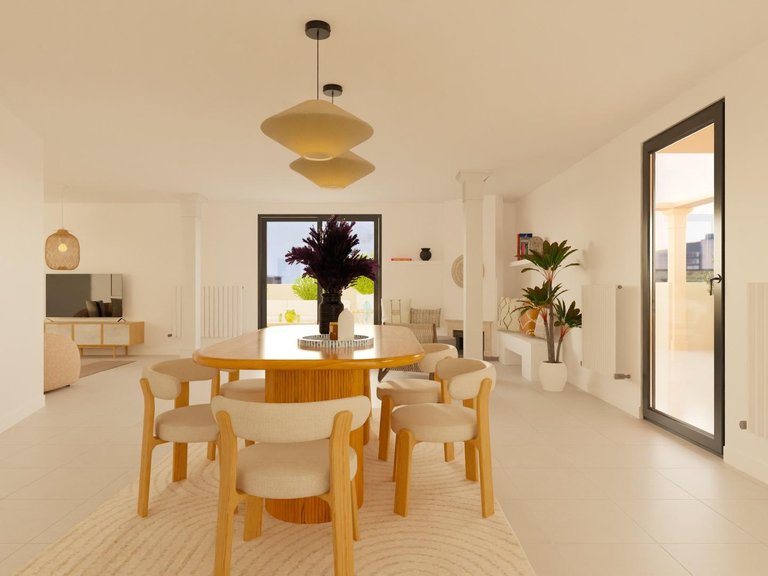 Exclusive penthouse with panoramic rooftop in Palma, luxury living with views of sea, city & mountains , Palma de Mallorca, Baleares 4