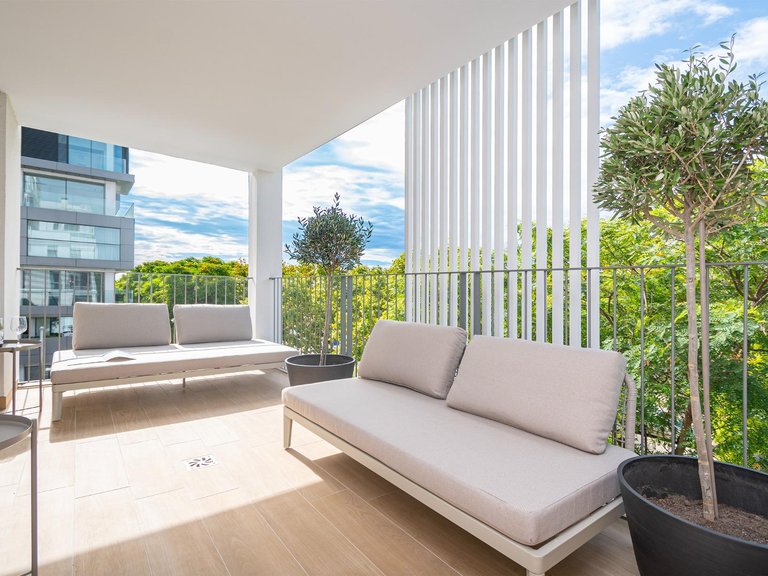 Furnished two-bedroom flat in a newly built residential complex with swimming pool and parking. , Palma de Mallorca, Baleares 4