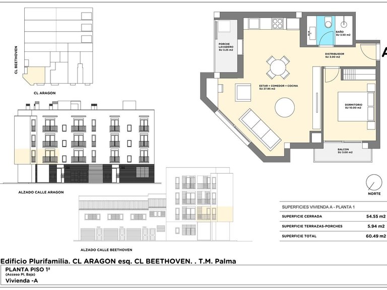 Brand-new one-bedroom flat on Calle Aragón / El Vivero , Palma de Mallorca, Baleares 9