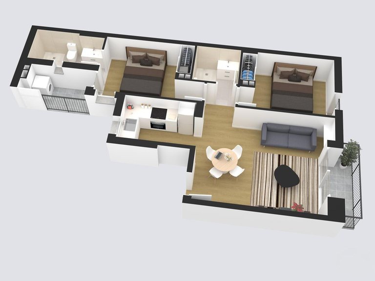 Brand-new two-bedroom flat on Calle Aragón / El Vivero , Palma de Mallorca, Baleares 8