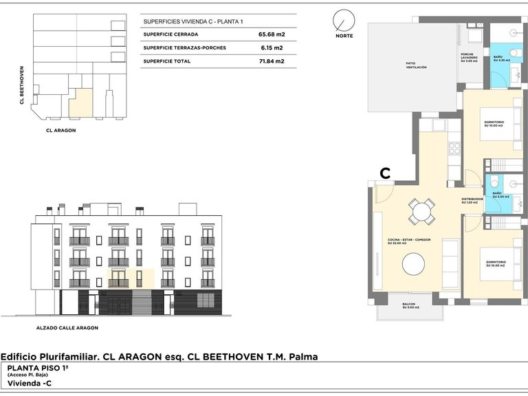 Brand-new two-bedroom flat on Calle Aragón / El Vivero , Palma de Mallorca, Baleares 9
