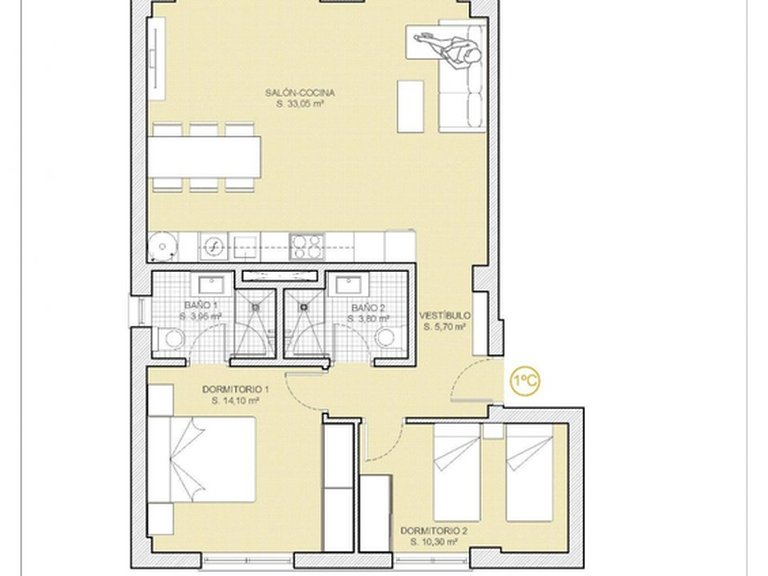 Квартира на продажу в Финестрате, Аликанте 19