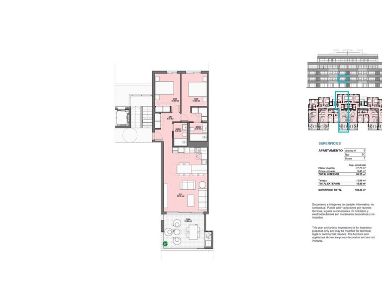 Apartment for Sale in Torre Pacheco Santa Rosalia Resort, Murcia 20