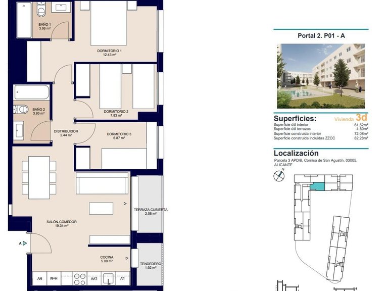 Apartment for Sale in San Agustín, Alicante, Alicante 12