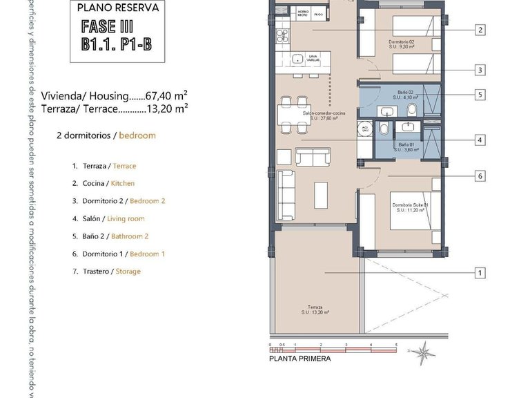 Apartment for Sale in Los Alcazares La Serena Golf, Murcia 38