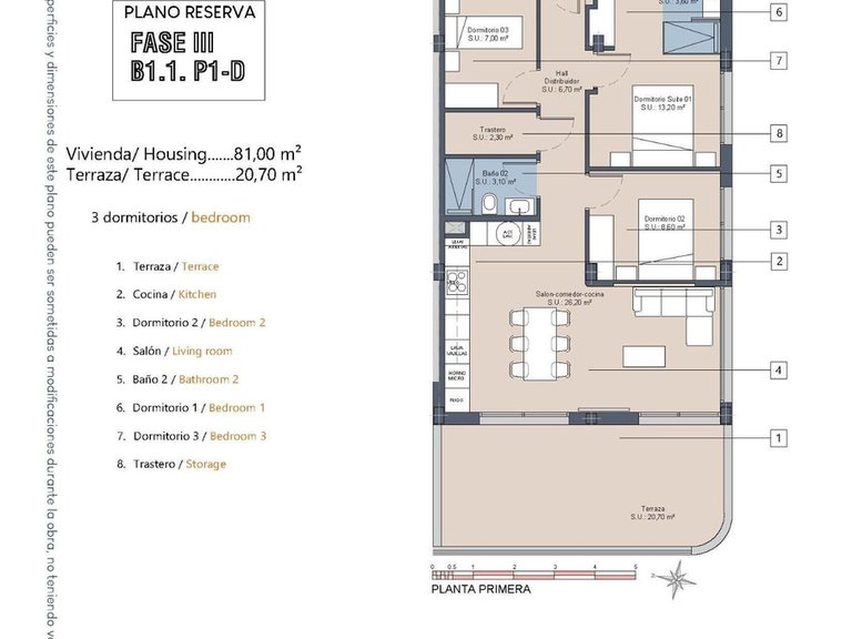 Apartment for Sale in Los Alcazares La Serena Golf, Murcia 49