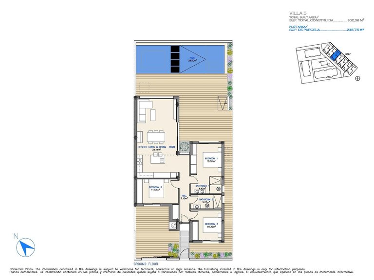 Villa for Sale in Los Alcazares La Serena Golf, Murcia 11