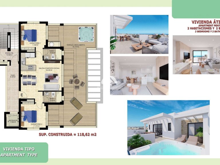 Penthouse for Sale in Nueva Torrevieja Torrevieja, Alicante 3