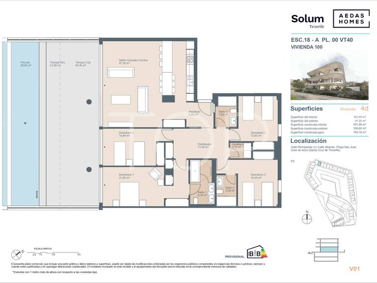 Apartment for Sale in Playa San Juan, Tenerife 14