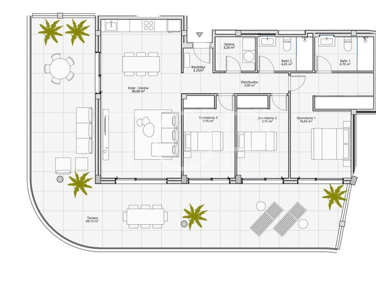 Apartment for Sale in El Madroñal, Tenerife 24