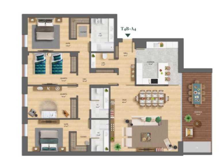 Apartment for Sale in Mafamude e Vilar do Paraíso, Vila Nova De Gaia, Porto 9
