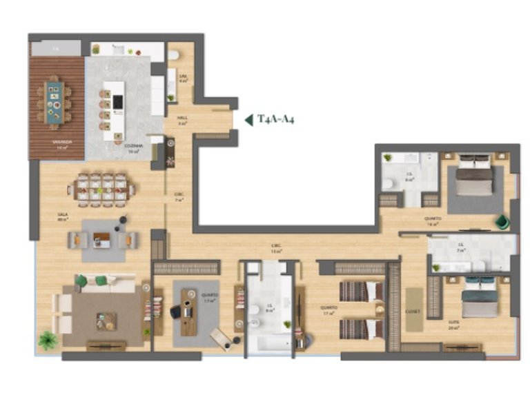 Apartment for Sale in Mafamude e Vilar do Paraíso, Vila Nova De Gaia, Porto 10