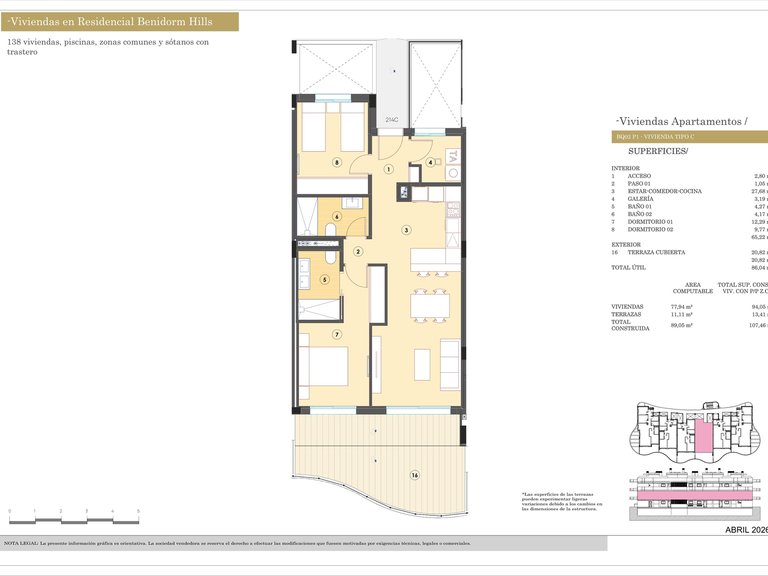 Apartment for Sale in Finestrat, Alicante 19