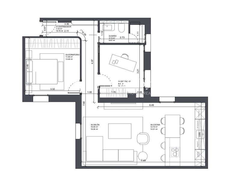 Apartment for Sale in Madrid, Madrid 44