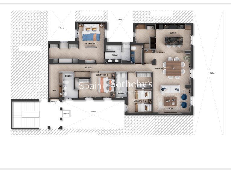 Apartment for Sale in Madrid, Madrid 12