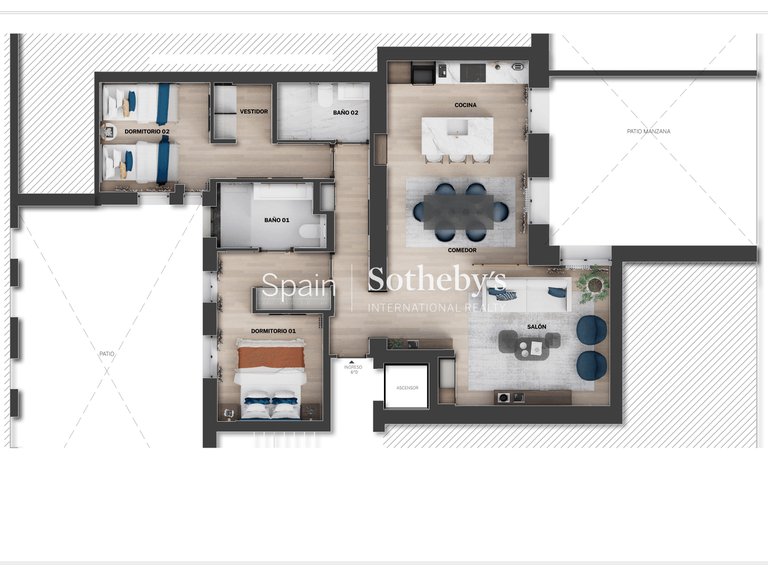 Apartment for Sale in Madrid, Madrid 23