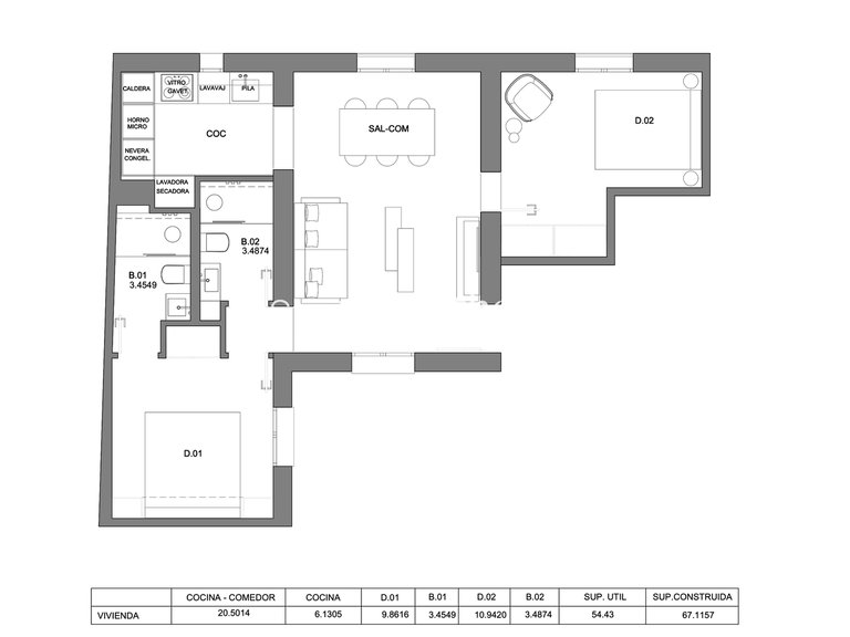 Apartment for Sale in Madrid, Madrid 46