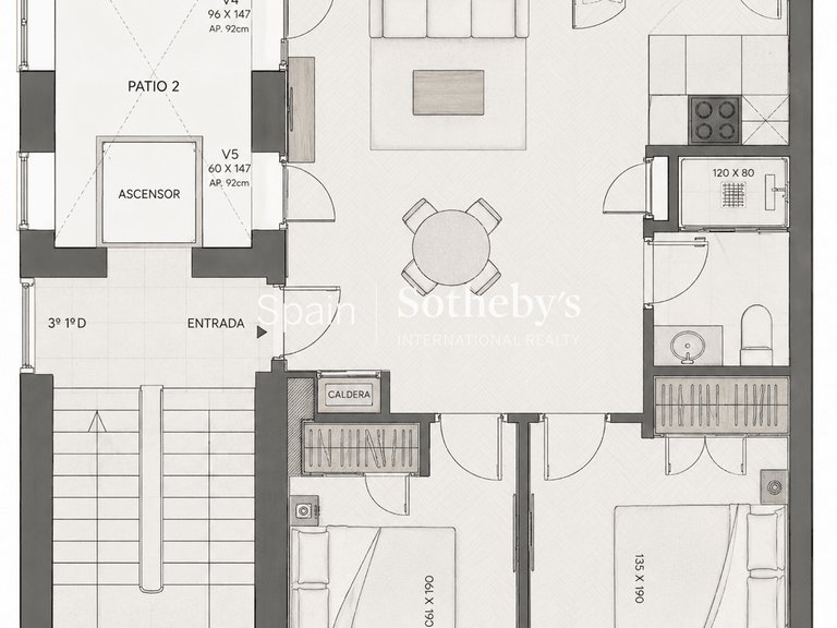 Apartment for Sale in Madrid, Madrid 16