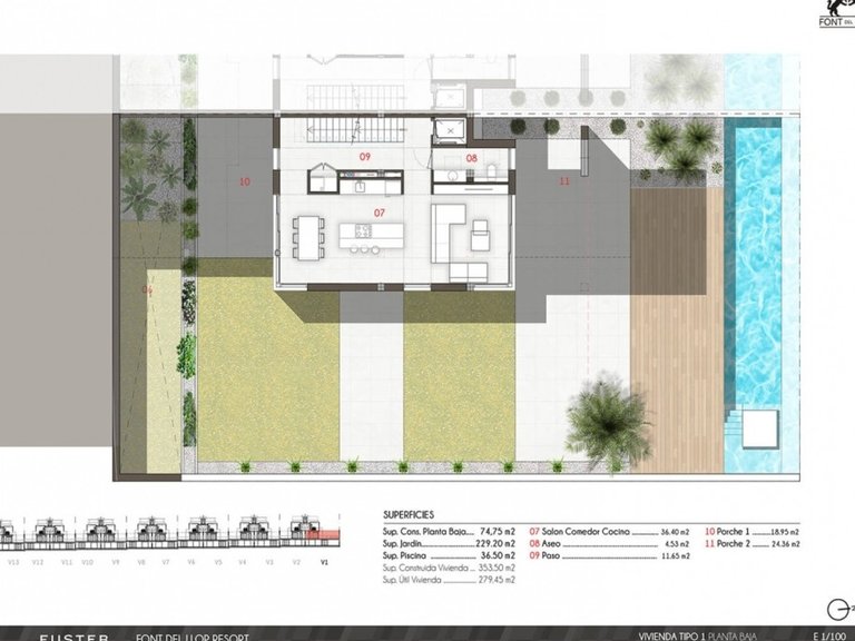 Villa for Sale in Font Del Llop, Alicante 20