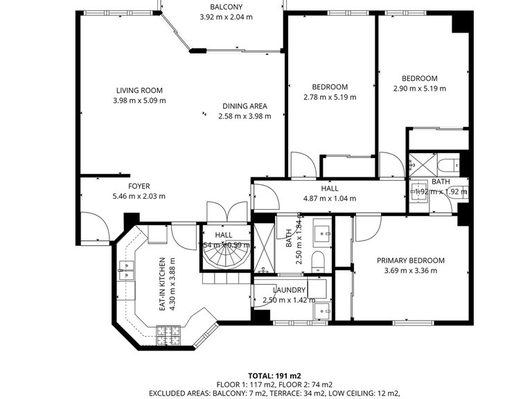 Spacious duplex penthouse for sale 31