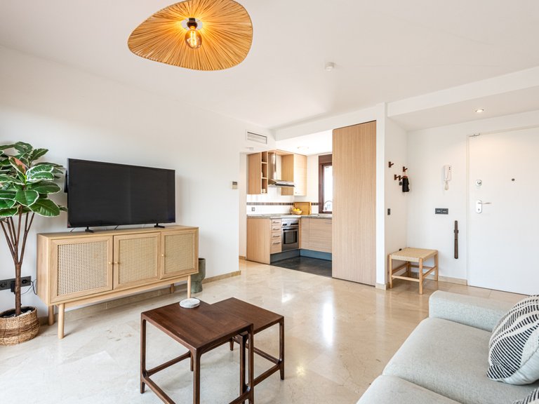 Elegant penthouse med stor terrass och panoramautsikt över golfbanan i Urb. Hercesa Calanova Golf 6