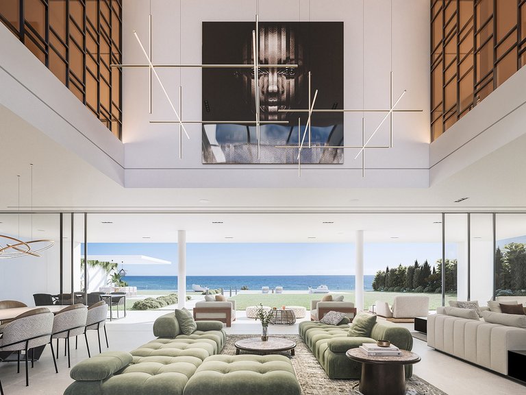 BRANDNEUE MODERNE FRONTLINE BEACH VILLA 9