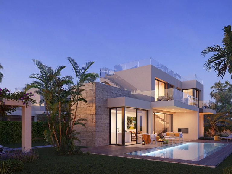 NEW MODERN LUXURY VILLA UNDER CONSTRUCTION IN ESTEPONA 9