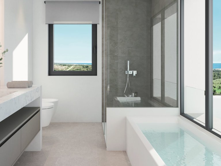 FRONTLINE GOLF MODERN VILLA FOR SALE IN ESTEPONA GOLF 12