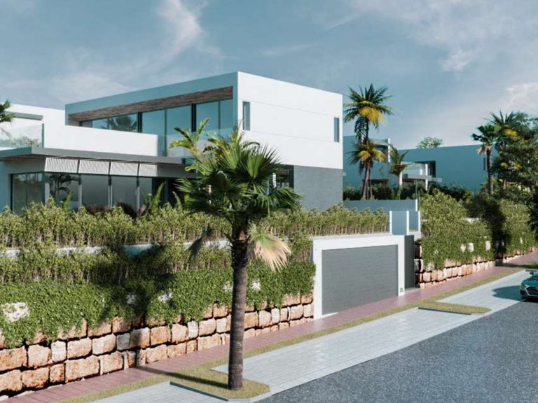 VILLA NEUVE À PROXIMITÉ DES TERRAINS DE GOLF À VENDRE SUR LE NEW GOLDEN MILE, ESTEPONA 8
