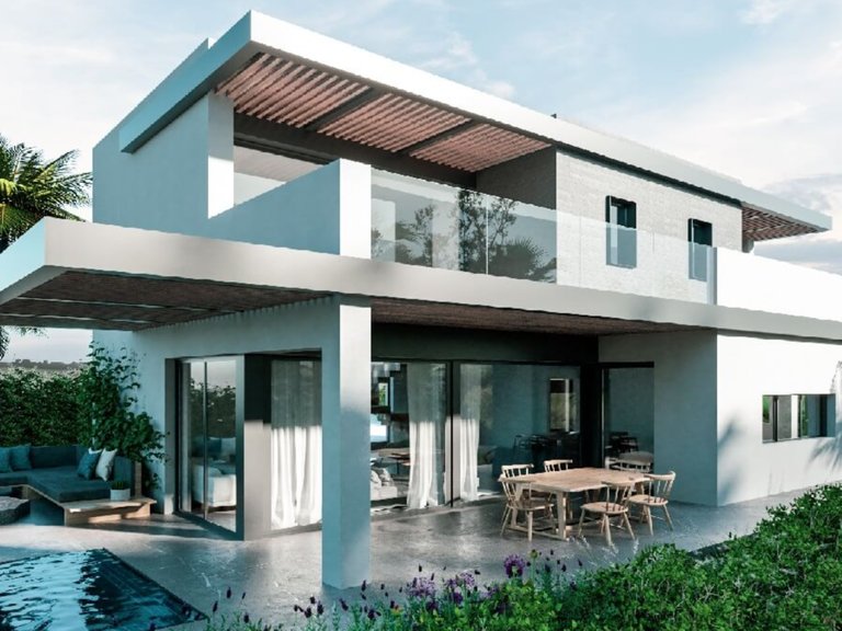 VILLA NEUVE À PROXIMITÉ DES TERRAINS DE GOLF À VENDRE SUR LE NEW GOLDEN MILE, ESTEPONA 4