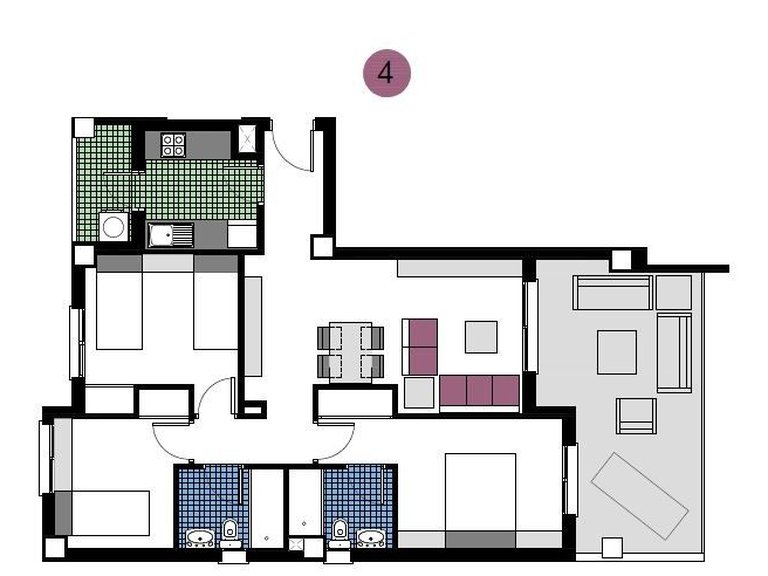 Penthouse for Sale in Mil Palmeras 30