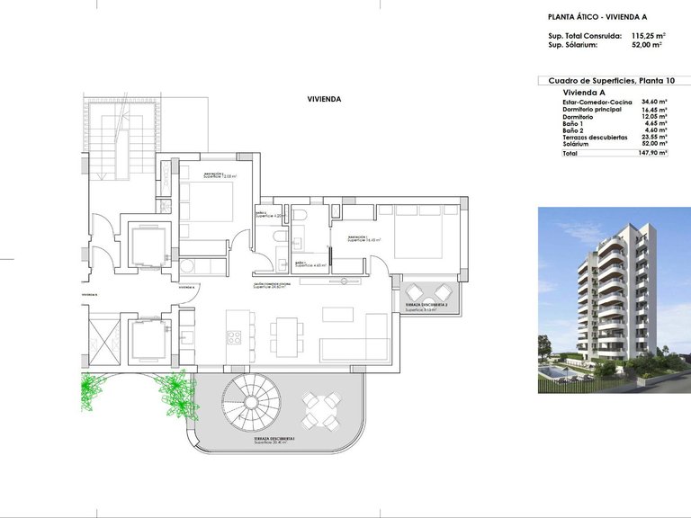 Penthouse for Sale in Guardamar Del Segura 13