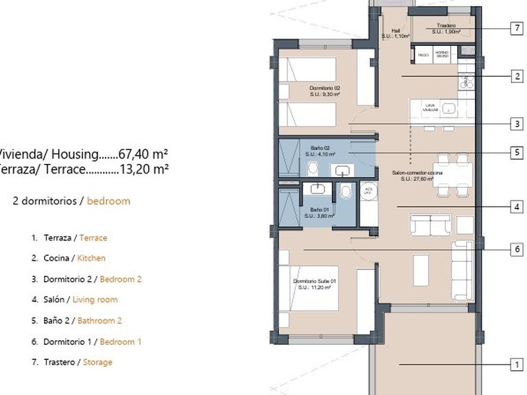 Apartment for Sale in La Serena Golf, Murcia 41